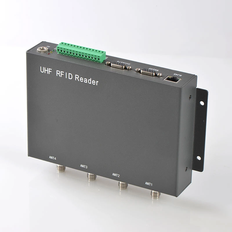 Built-in Linux System Universal Industrial 4 Antenna Port UHF RFID Reader