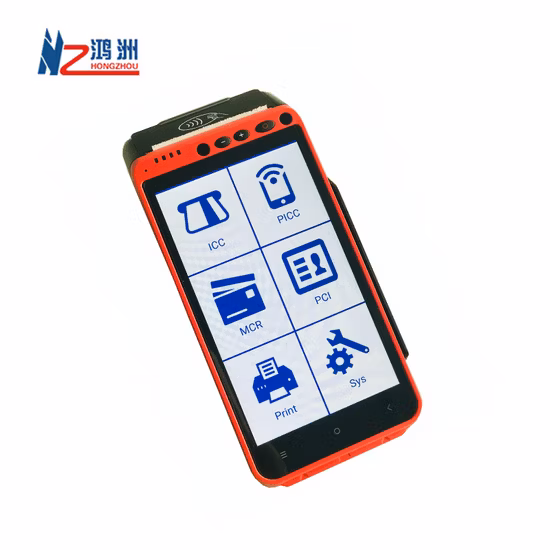 Hot Selling 4G Android Handheld POS Terminal with Receipt Printer for Restaurant