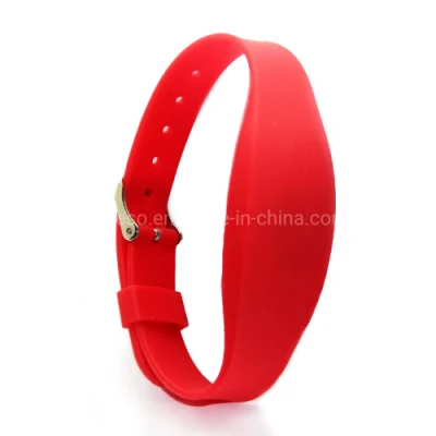 Customized Waterproof G Series G11 Silicone RFID Wristband Eco-Friendly NFC Bracelet 13.56MHz Hf & 125kHz Lf