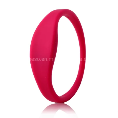 Customized Waterproof G Series G05 Silicone RFID Wristband Eco-Friendly NFC Bracelet 13.56MHz Hf & 125kHz Lf