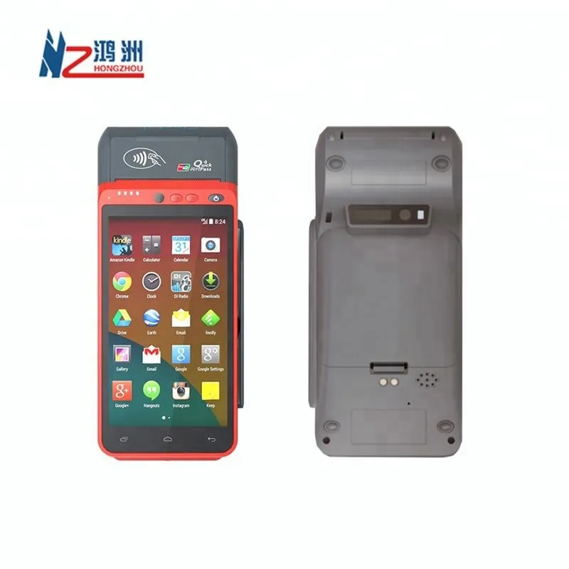 Hot Selling 4G Android Handheld POS Terminal with Receipt Printer for Restaurant