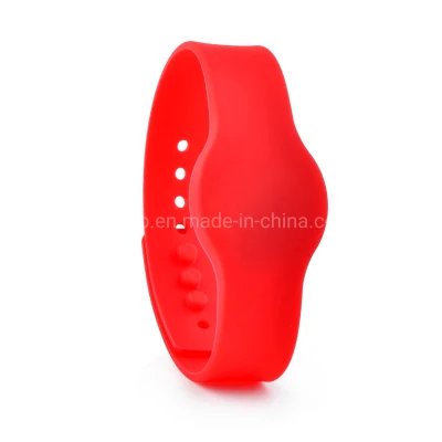 Customized Waterproof G Series G08 Silicone RFID Wristband Eco-Friendly NFC Bracelet 13.56MHz Hf & 125kHz Lf