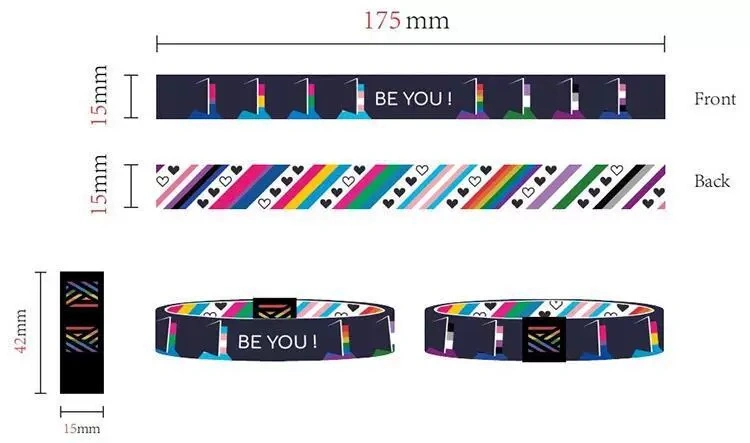 Factory Customized Reusable Elastic Fabric RFID Wristband Polyester Hf NFC Smart Bracelets for Access Control
